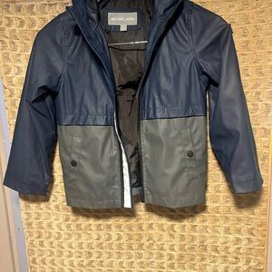 Michael Kors Dark Blue Quilted Jacket